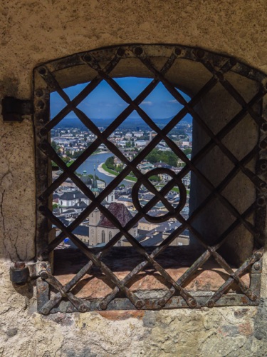 View of Salzburg from 
Hohensalzburg Fortress