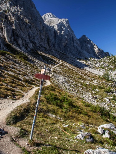 Day 6 Hiking above Vršic Pass in Slovenia