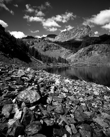 Talus At Blue Lake, Sierras